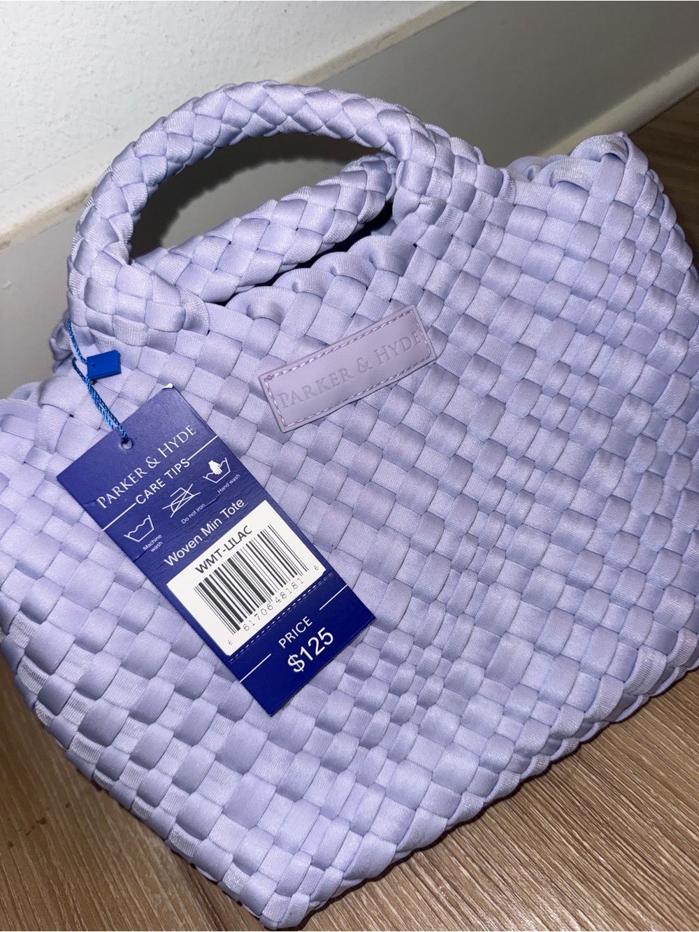 Parker & Hyde Lilac Woven Tote